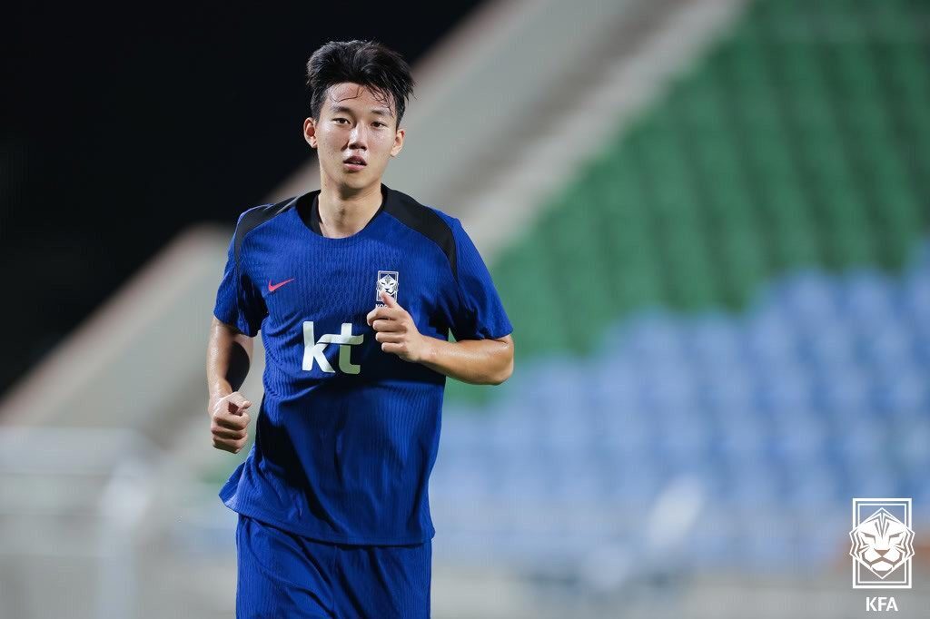 본문 이미지 - 축구대표팀 수비수 이한범. (대한축구협회 제공)