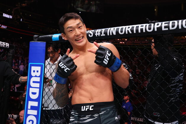 '좀비 주니어' 맞네…유주상, 28초 만에 UFC 데뷔전 KO승