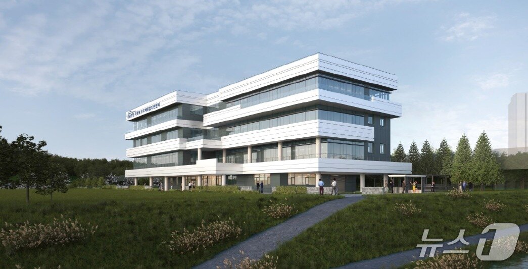 본문 이미지 - '자율주행·차량용 반도체 종합지원센터 조감도. (아산시청 제공. 재판매 및 DB금지)
