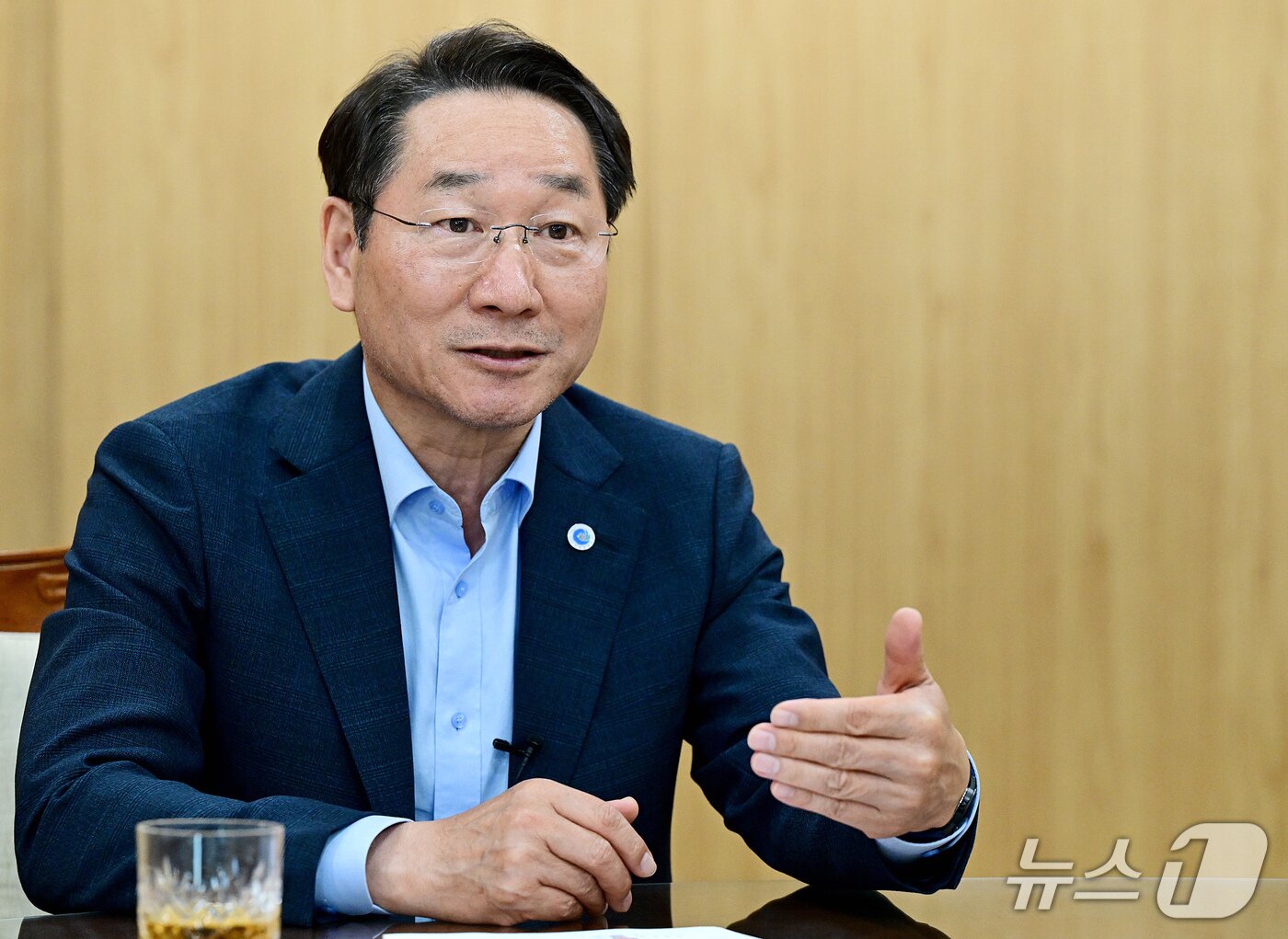 본문 이미지 - 유정복 인천시장이 뉴스1과 인터뷰를 하고 있다. &#40;인천시 제공&#41; / 뉴스1