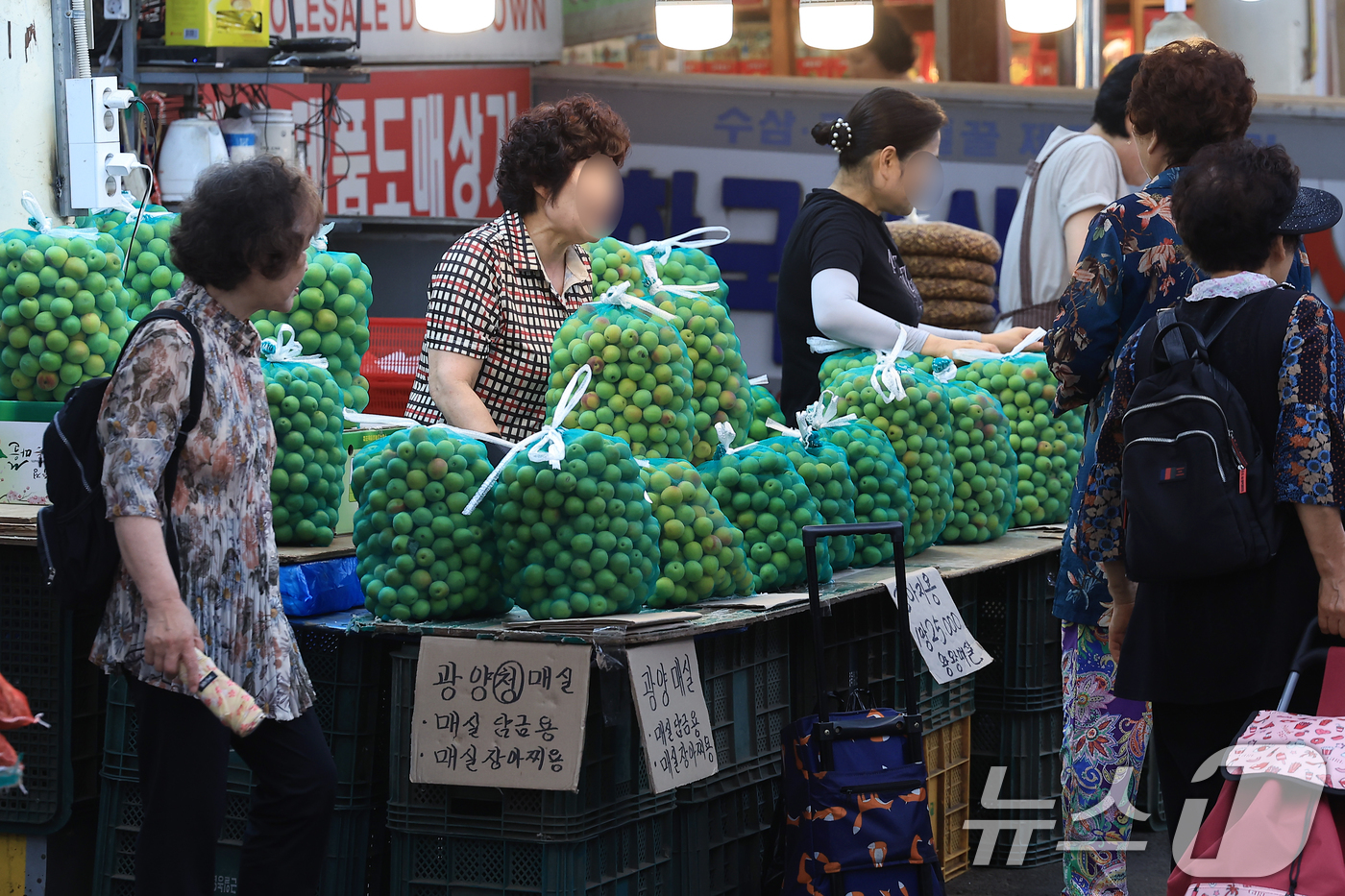 (서울=뉴스1) 박정호 기자 = '소상공인 보호 및 지원에 관한 법률 시행령' 개정안이 국무회의에서 의결된 1일 서울 동대문구 고산자로 경동시장에서 상인이 물건을 판매하고 있다.이 …