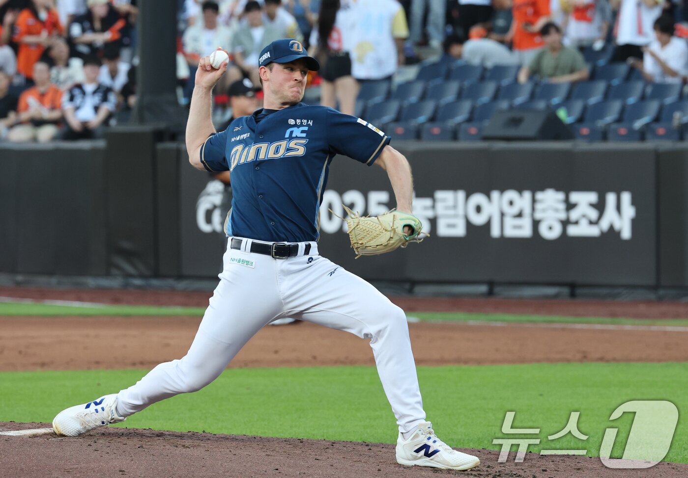 본문 이미지 - NC 다이노스 외국인 투수 라일리 톰슨. 2025.7.1/뉴스1 ⓒ News1 김기태 기자