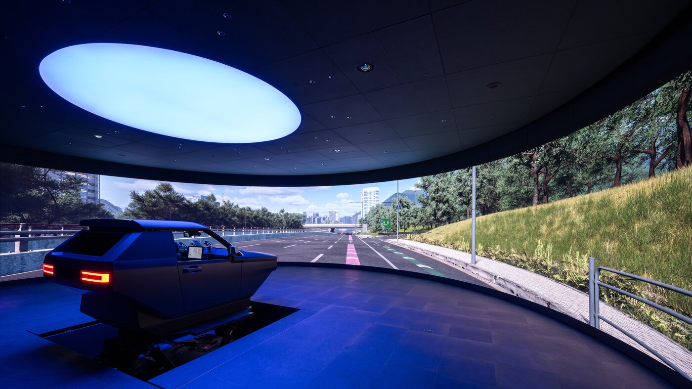 본문 이미지 - 1일 서울 강남의 현대자동차그룹 '사용자경험(UX) 스튜디오 서울' 2층 어드밴스 리서치 랩의 시뮬레이션 룸(현대차그룹 제공). 2025.07.01.