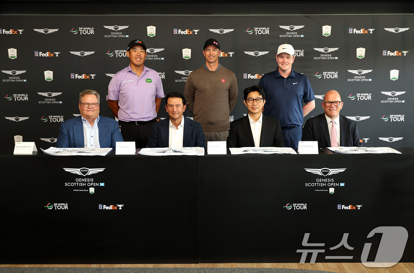 (서울=뉴스1) = NORTH BERWICK, SCOTLAND - JULY 09:  prior to the Genesis Scottish Open 2025 at The Renais …