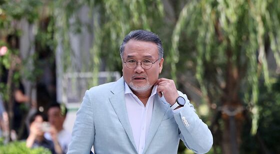 이일준 삼부토건 회장, 김건희 특검 사무실 도착