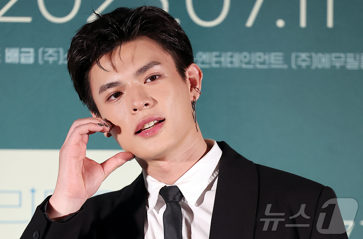 (서울=뉴스1) 김진환 기자 = 대만 배우 구이태가 10일 오후 서울 용산구 CGV용산아이파크몰에서 열린 영화 ‘우리들의 교복시절’ 언론시사회에 참석해 포즈를 취하고 있다.'우리들 …