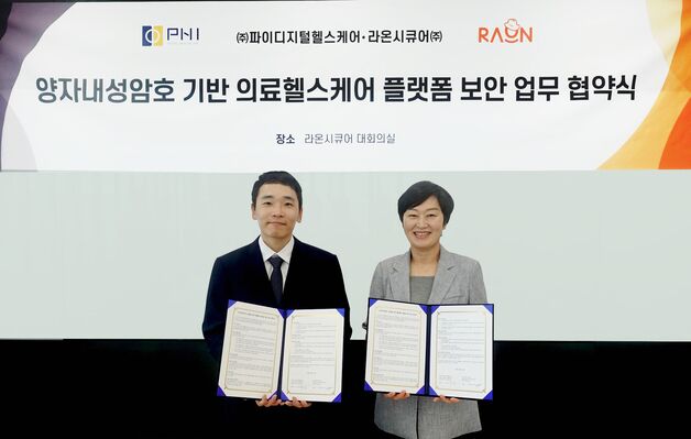 민감한 의료데이터, 양자내성암호로 보호…라온시큐어 확산 박차