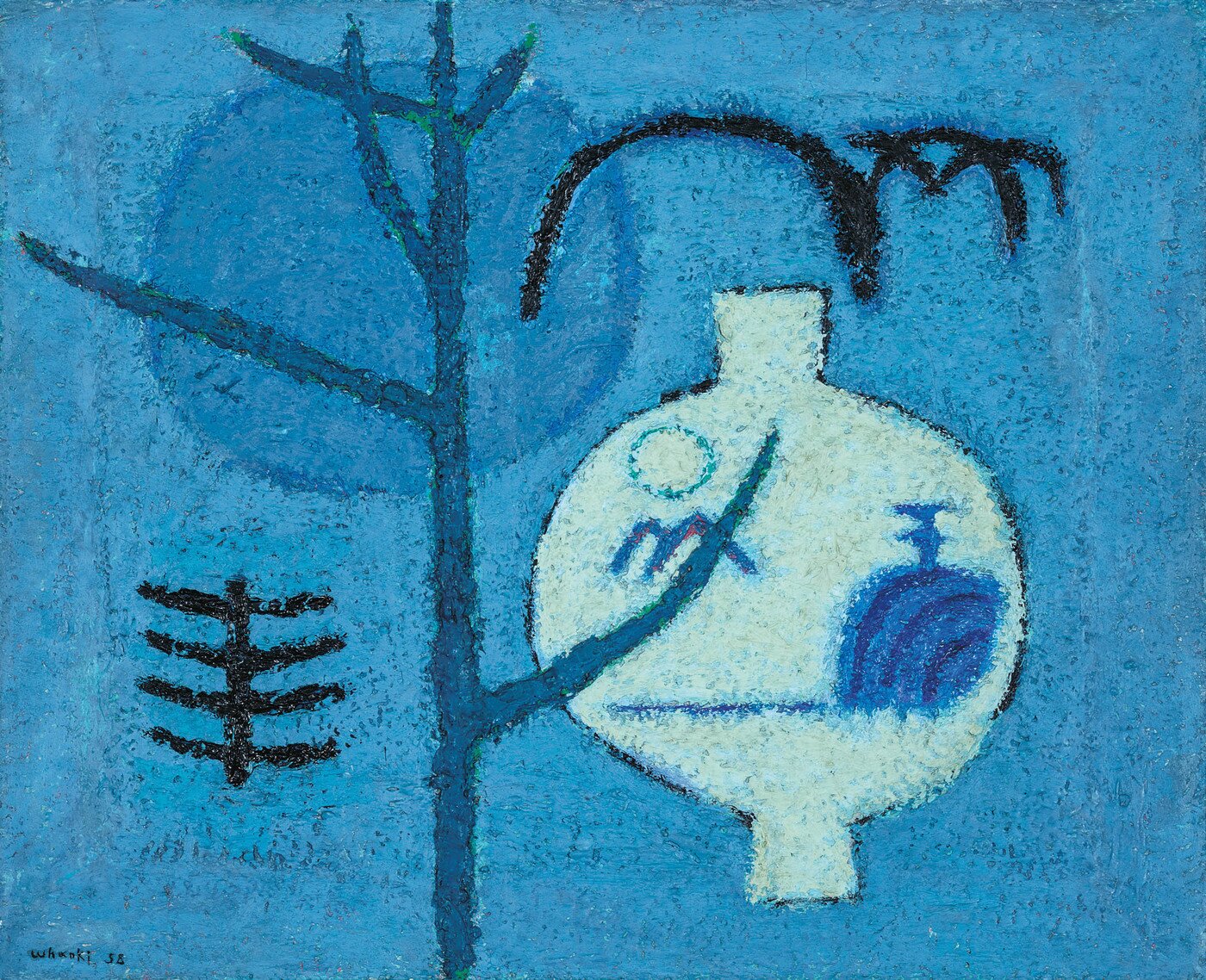 본문 이미지 - 김환기 Kim WhanKi 1913 - 1974 항아리 oil on canvas 50&times;60.6cm &#40;12&#41; | 1958 별도문의