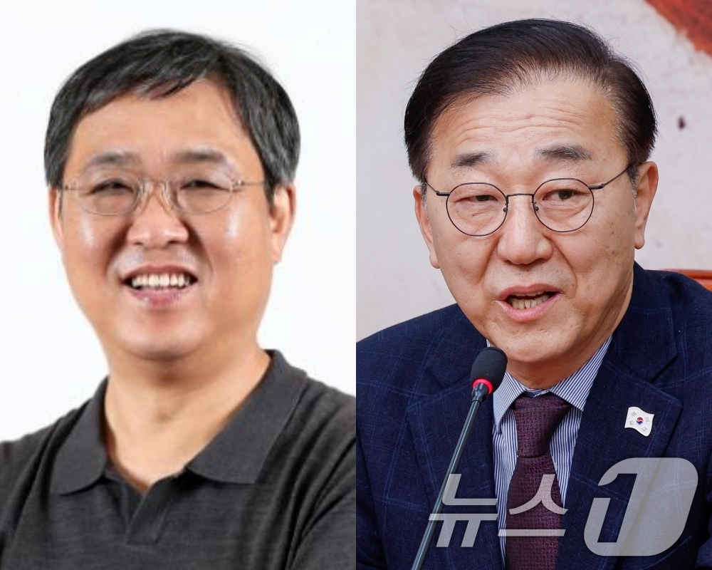 (서울=뉴스1) = 이재명 대통령은 11일 문화체육관광부 장관에 최휘영 놀유니버스 대표(왼쪽), 국토교통부 장관에 김윤덕 더불어민주당 의원을 지명했다. 이재명 정부 초대 내각은 이 …