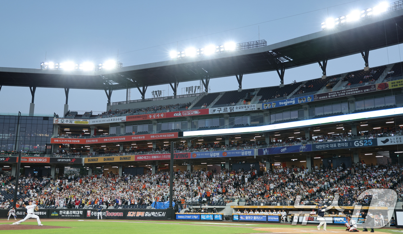 (대전=뉴스1) 김기태 기자 = 11일 대전 한화생명볼파크에서 열린 KBO 퓨처스 올스타전이 펼쳐지고 있다. 2025.7.11/뉴스1
