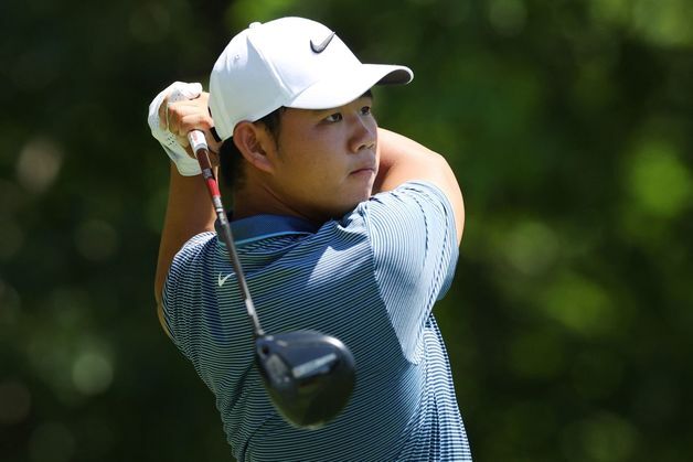 이븐파로 주춤한 김주형, PGA 스코티시 오픈 공동 27위 하락