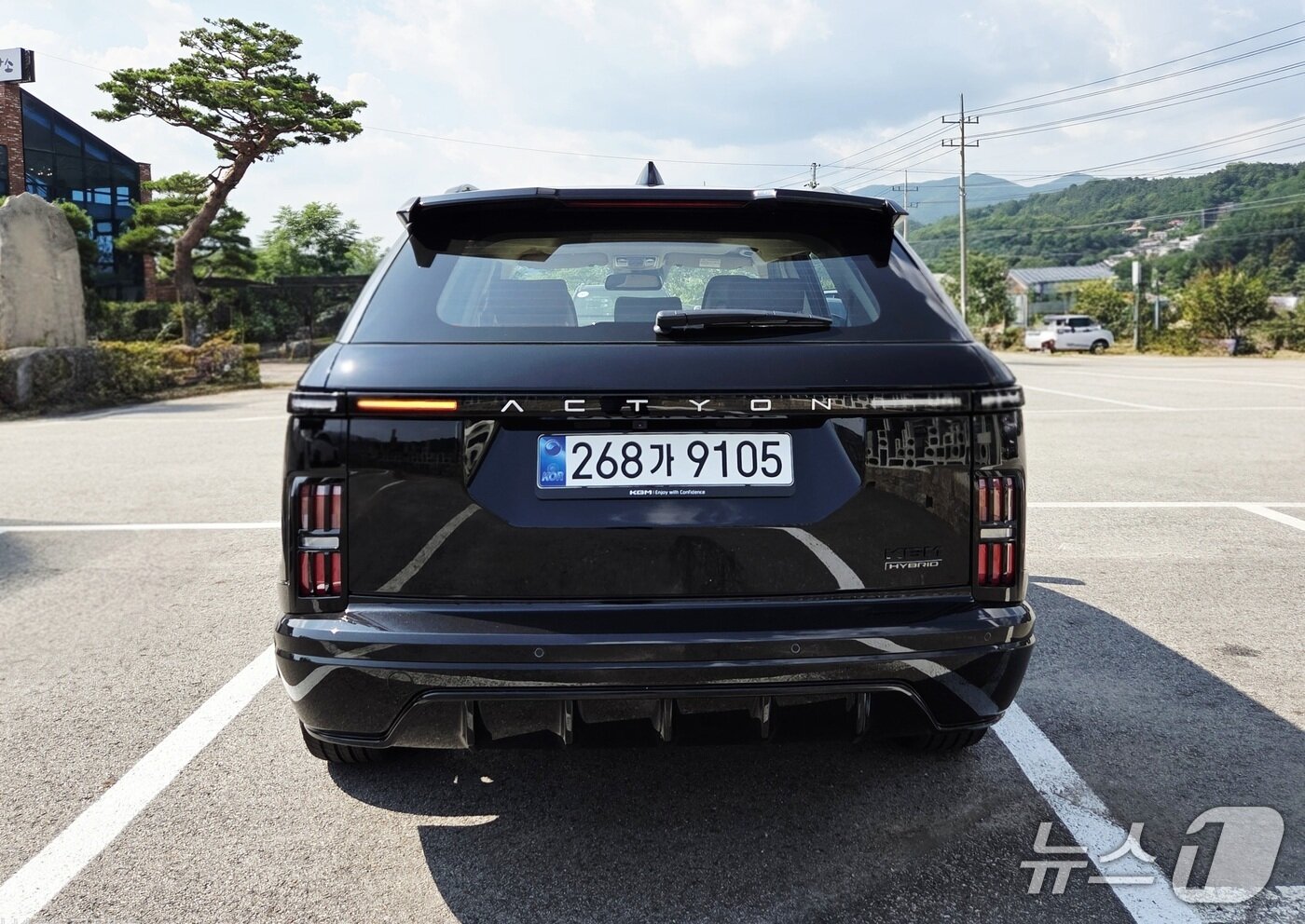 본문 이미지 - 액티언 하이브리드  후면. ⓒ 뉴스1 박기범 기자 