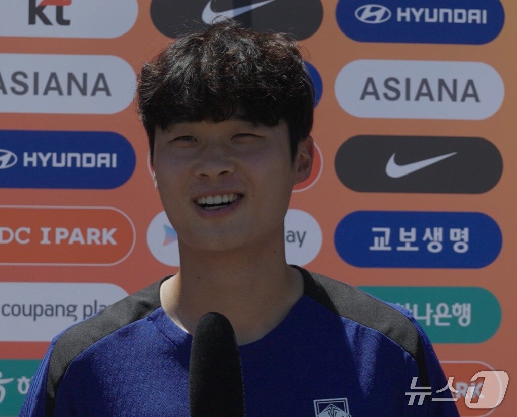 본문 이미지 -  축구대표팀의 김태현&#40;대한축구협회 영상 캡처&#41;