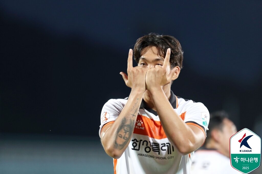 본문 이미지 - 화성FC의 함선우&#40;한국프로축구연맹 제공&#41; 