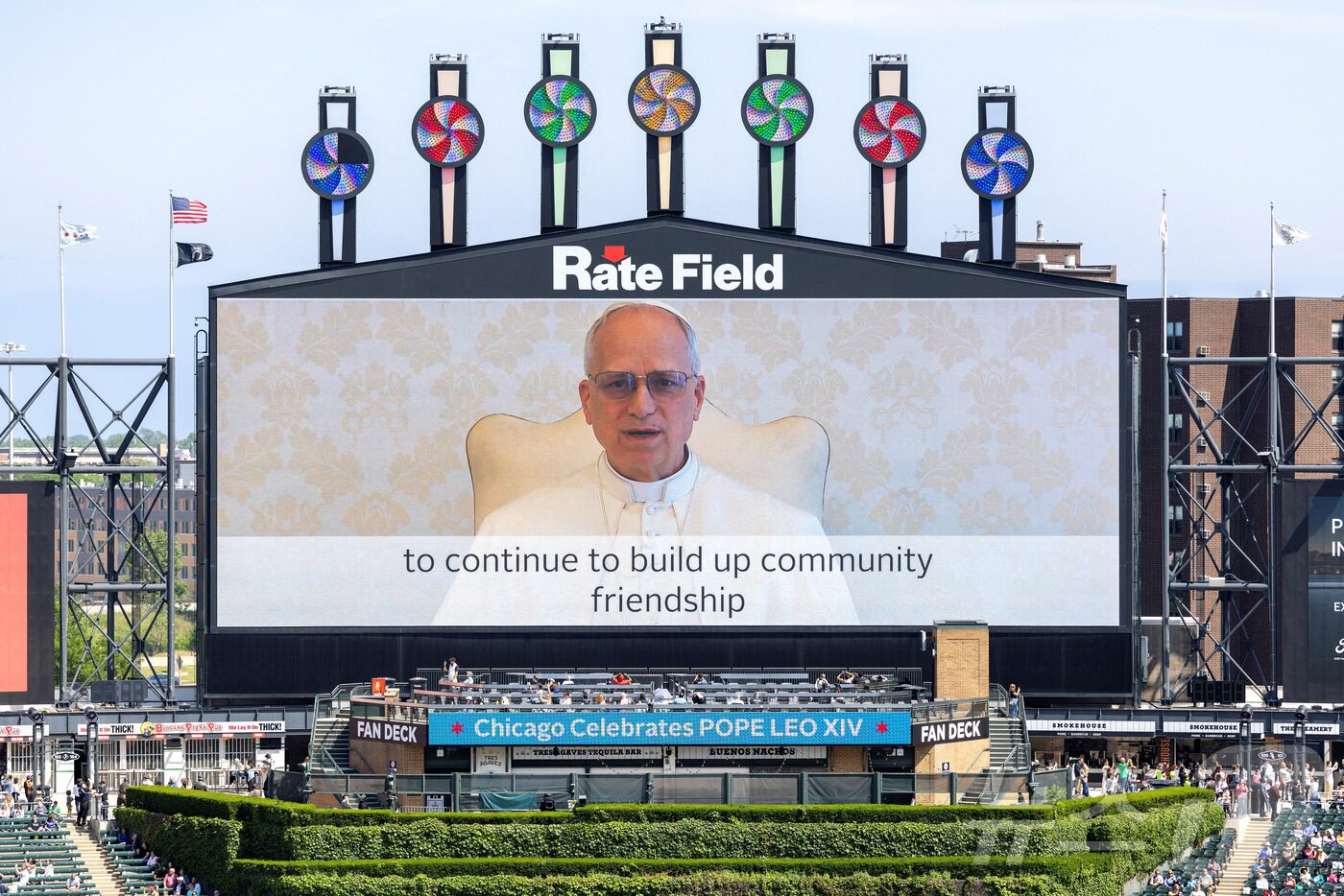 본문 이미지 - 교황 레오 14세는 열렬한 시카고 화이트삭스 팬이었다. ⓒ 로이터=뉴스1