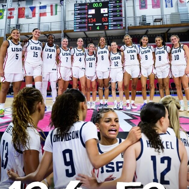 U19 여자농구, 월드컵 첫 경기서 '최강' 미국에 81점 차 대패