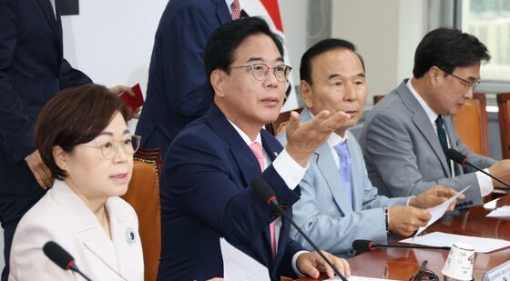 비대위회의 참석한 송언석