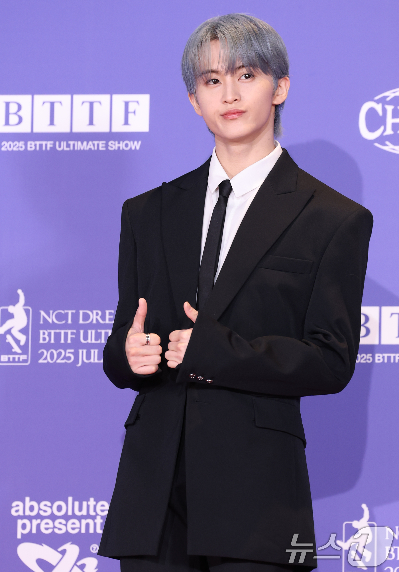 (서울=뉴스1) 권현진 기자 = 그룹 NCT DREAM(엔시티 드림, NCT 드림) 마크가 14일 오전 서울 송파구 롯데시네마 월드타워에서 가진 정규 5집 ‘Go Back To T …