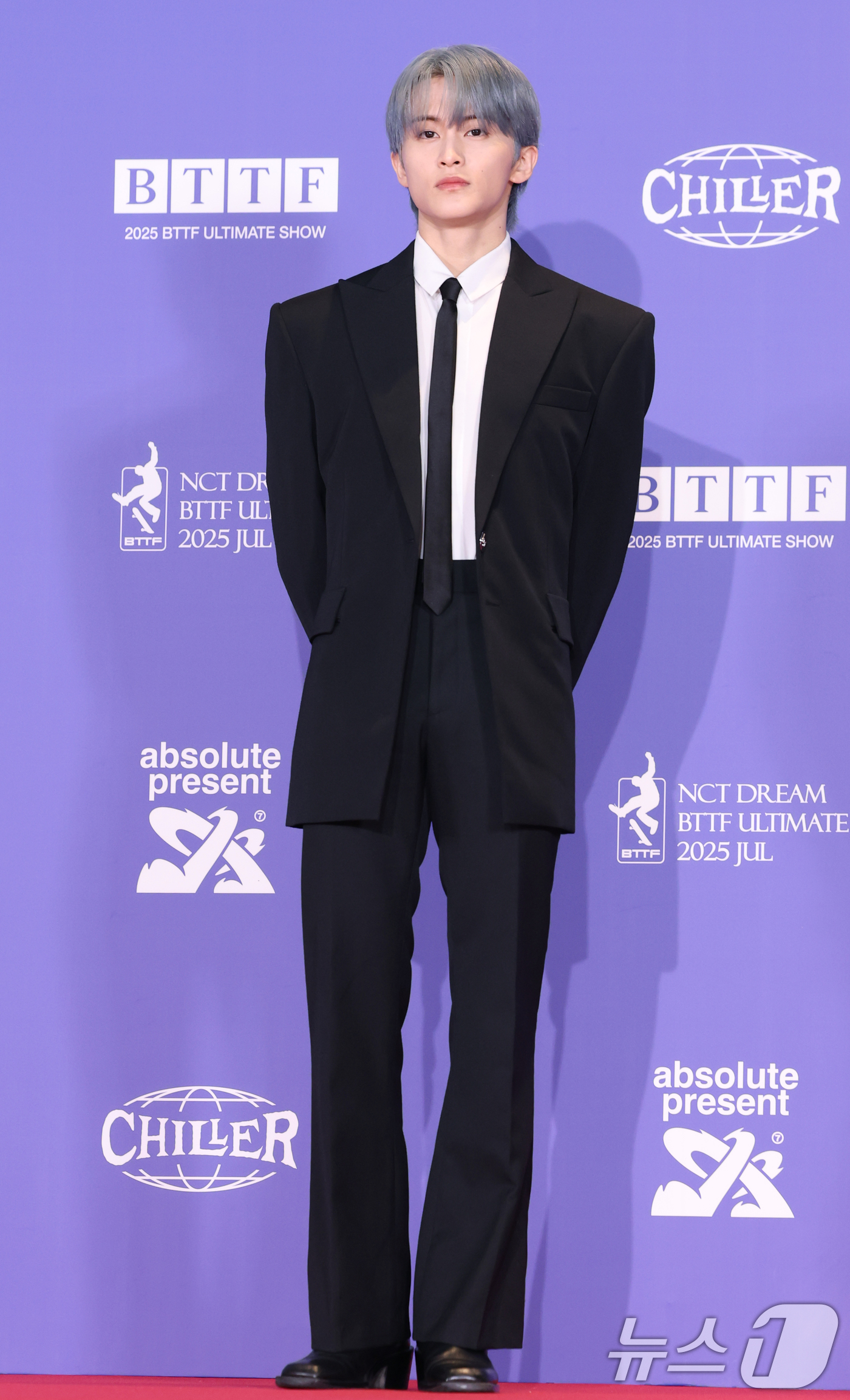 (서울=뉴스1) 권현진 기자 = 그룹 NCT DREAM(엔시티 드림, NCT 드림) 마크가 14일 오전 서울 송파구 롯데시네마 월드타워에서 가진 정규 5집 ‘Go Back To T …