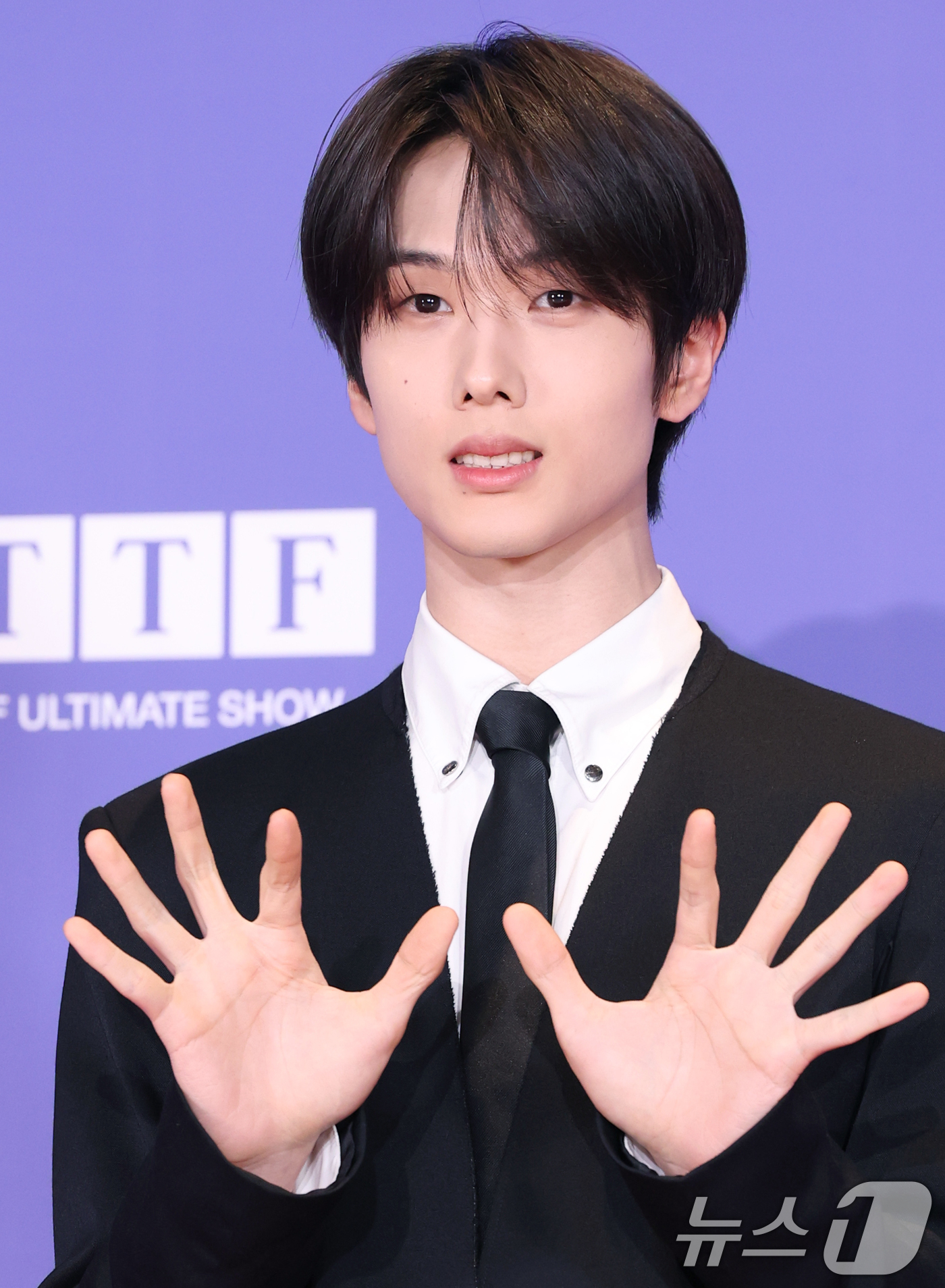 (서울=뉴스1) 권현진 기자 = 그룹 NCT DREAM(엔시티 드림, NCT 드림) 지성이 14일 오전 서울 송파구 롯데시네마 월드타워에서 가진 정규 5집 ‘Go Back To T …