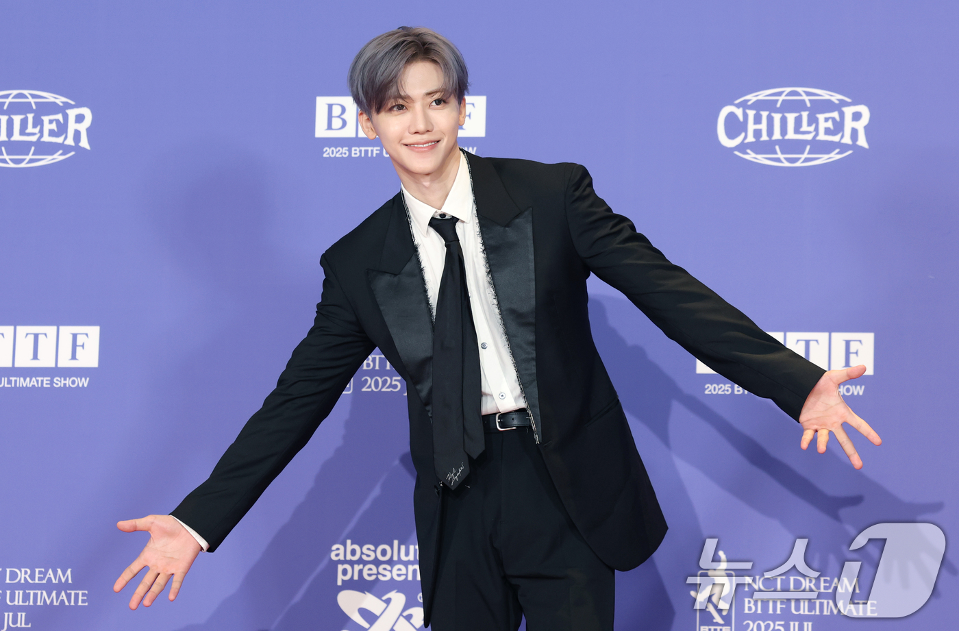 (서울=뉴스1) 권현진 기자 = 그룹 NCT DREAM(엔시티 드림, NCT 드림) 재민이 14일 오전 서울 송파구 롯데시네마 월드타워에서 가진 정규 5집 ‘Go Back To T …