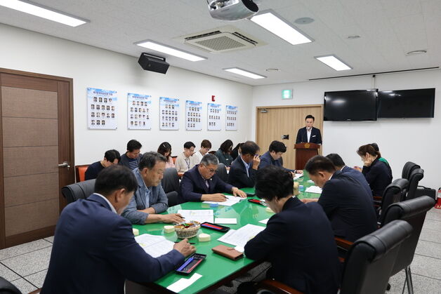 부여군의회 '5차 의정협의회'…부서별 중점사업 협의