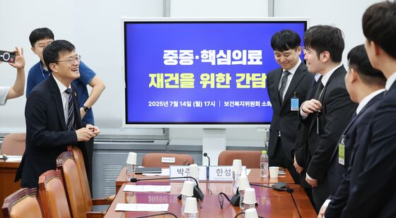 전공의들 만난 박주민 위원장