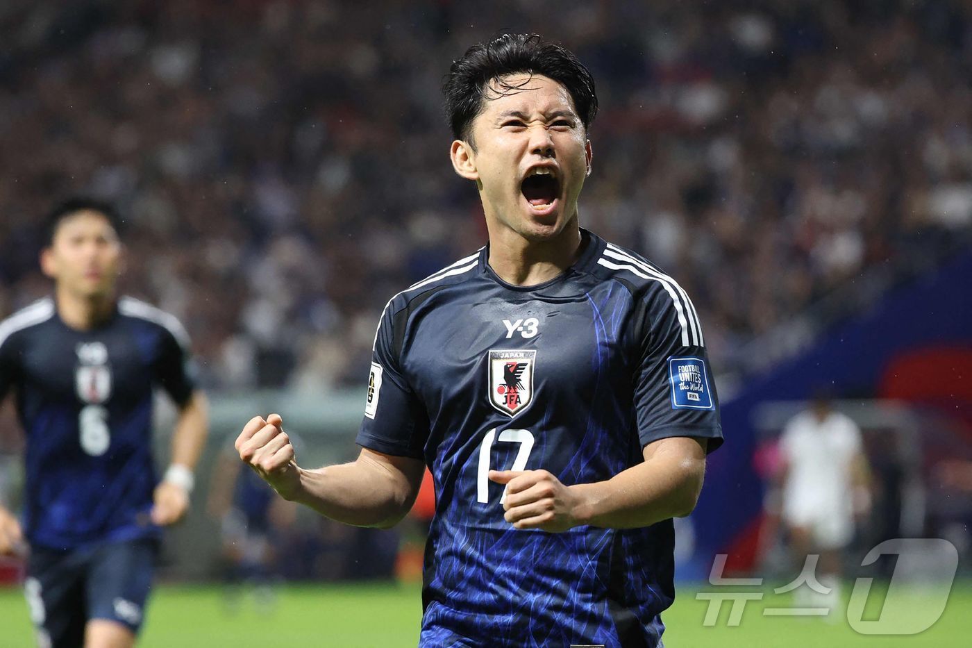 본문 이미지 - 일본의 월드컵 예선 경기 모습 ⓒ AFP=뉴스1