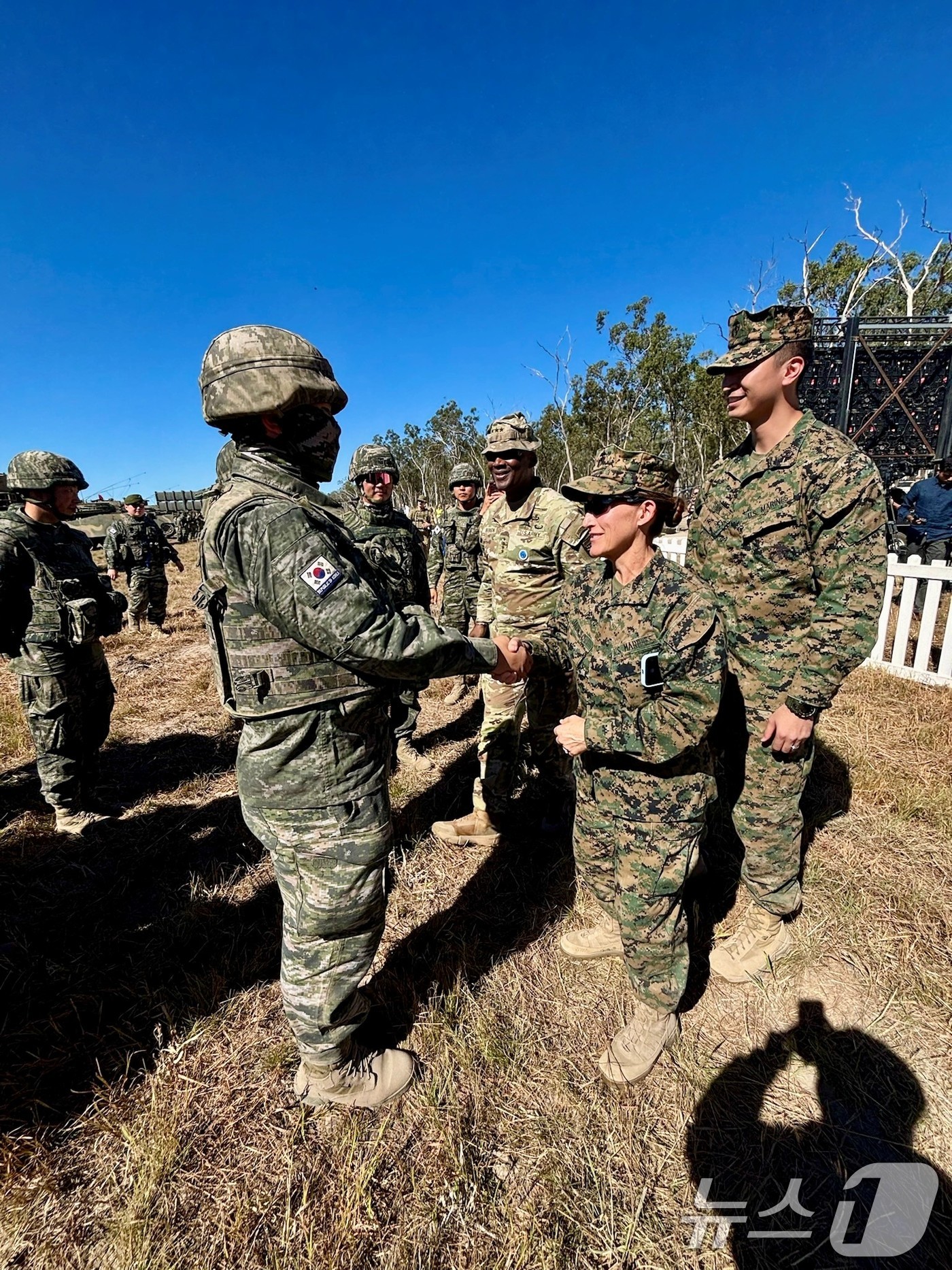 (서울=뉴스1) = 유엔군사령부·한미연합군사령부·주한미군사령부는 지난 13일부터 호주 퀸즐랜드 숄워터 베이 훈련장에서 탈리스만 세이버 훈련을 진행중이라고 15일 밝혔다.14일(현지 …