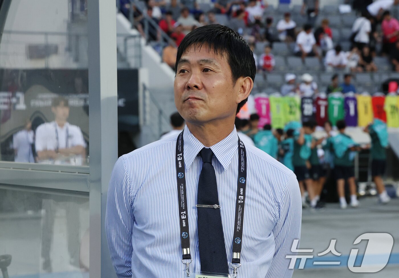 본문 이미지 - 모리야스 하지메 일본 축구 국가대표팀 감독. 2025.7.15/뉴스1 ⓒ News1 김영운 기자