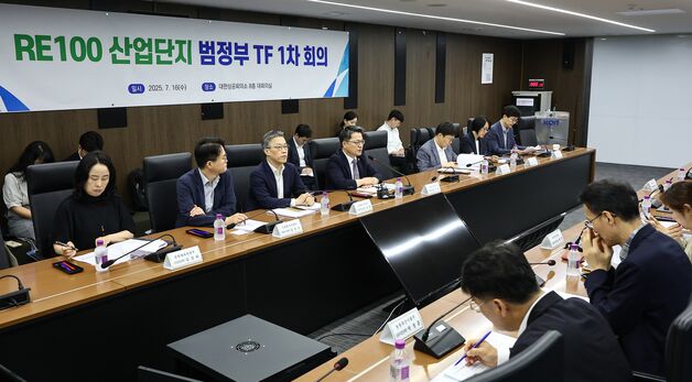 'RE100 산업단지 추진 범정부 TF회의'