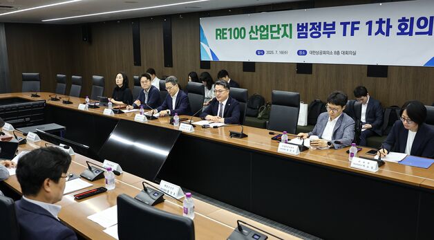 'RE100 산업단지 추진 범정부 TF회의'