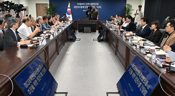 이한주 위원장, 미디어혁신범국민협의체 간담회 주재