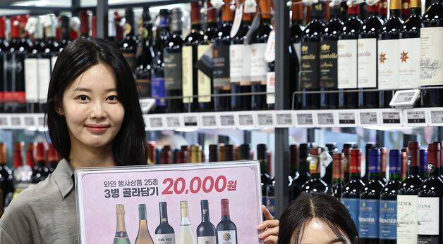 이마트, '와인 25종 골라담기' 행사…"3병에 2만원"