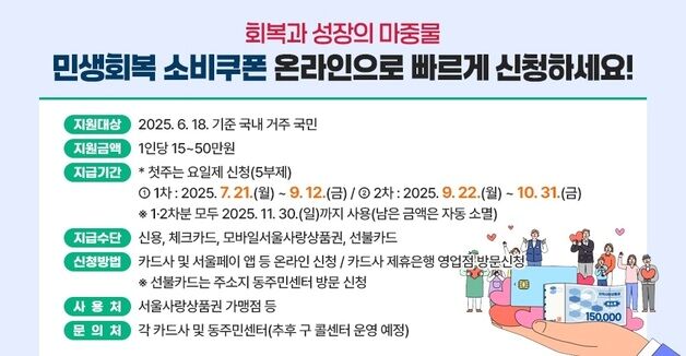 금천구, '민생안정 소비쿠폰' 준비 본격화…전담TF 구성