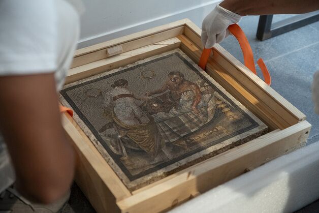 "폼페이의 저주 때문인가"…나치 약탈 모자이크 80년만에 반환