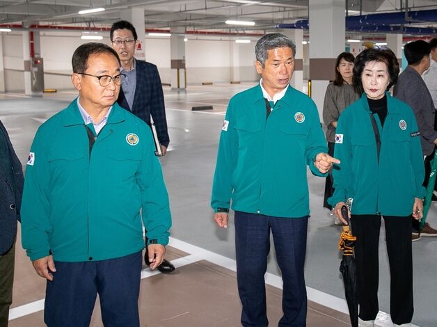 진천군의회, 풍림아이원 아파트 입주지연 현장 방문 점검