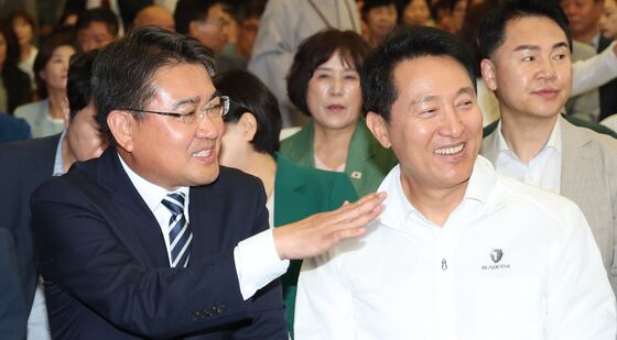 '수락 휴' 찾은 오세훈 시장과 오승록 구청장
