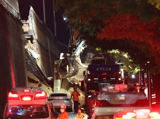 '시간당 41㎜' 오산 옹벽 붕괴…밤사이 경기지역 비 피해 속출