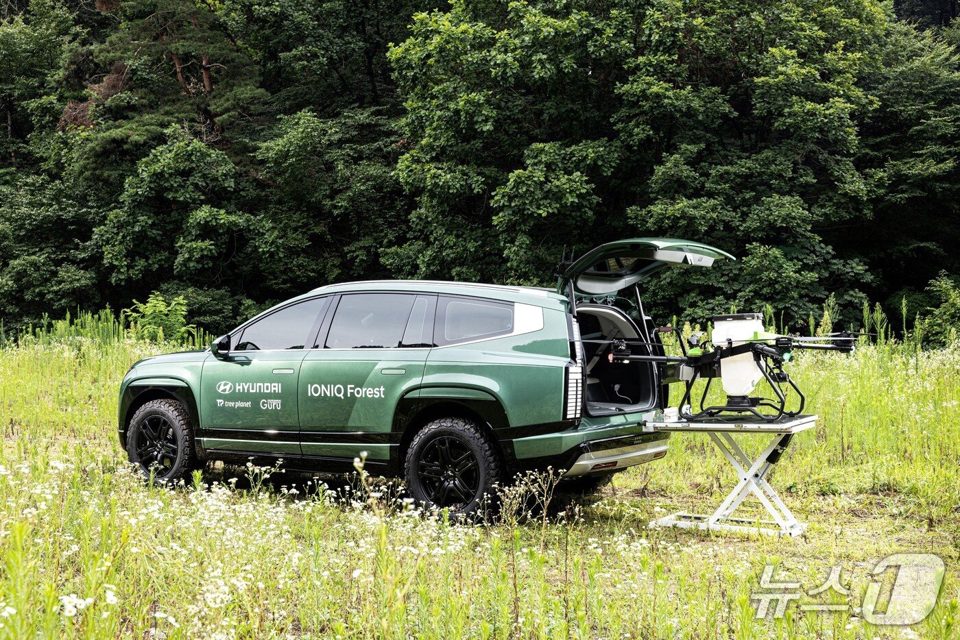 IONIQ 9 Seed Ball Drone Station / Provided by Hyundai Motor Company