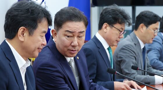 대화하는 김병기·문진석