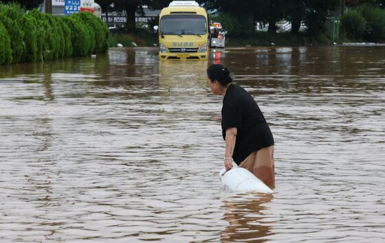 대전·금산 호우경보 격상…충남 전역 호우특보 유지
