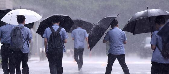울산 전역에 호우주의보…산사태 위기경보 '경계' 상향