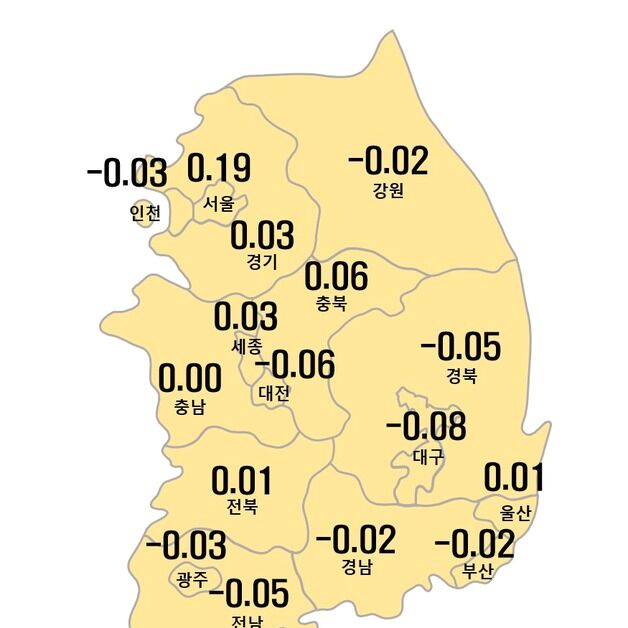 서울 아파트값 상승률 0.19%…'6·27 규제' 효과로 3주 연속 둔화