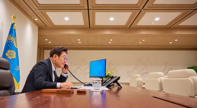 이재명 대통령, 튀르키예 대통령과 첫 통화