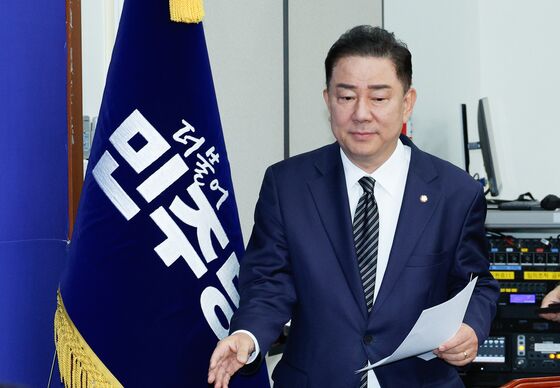 與 김병기 원내대표, 충남 아산 폭우 피해 현장 방문
