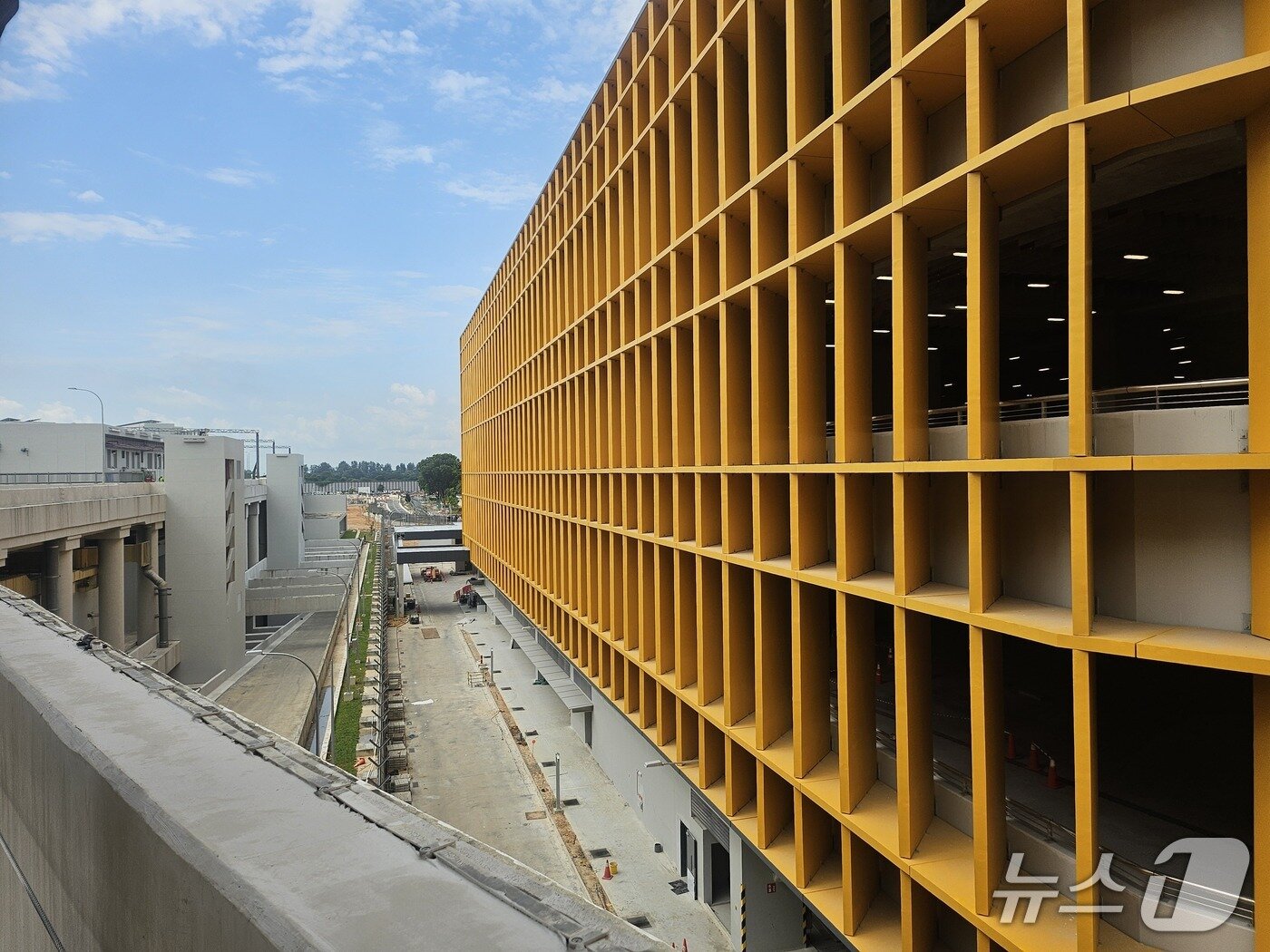 본문 이미지 -  버스차량기지 외벽. 뉴스1 ⓒ News1 오현주 기자 