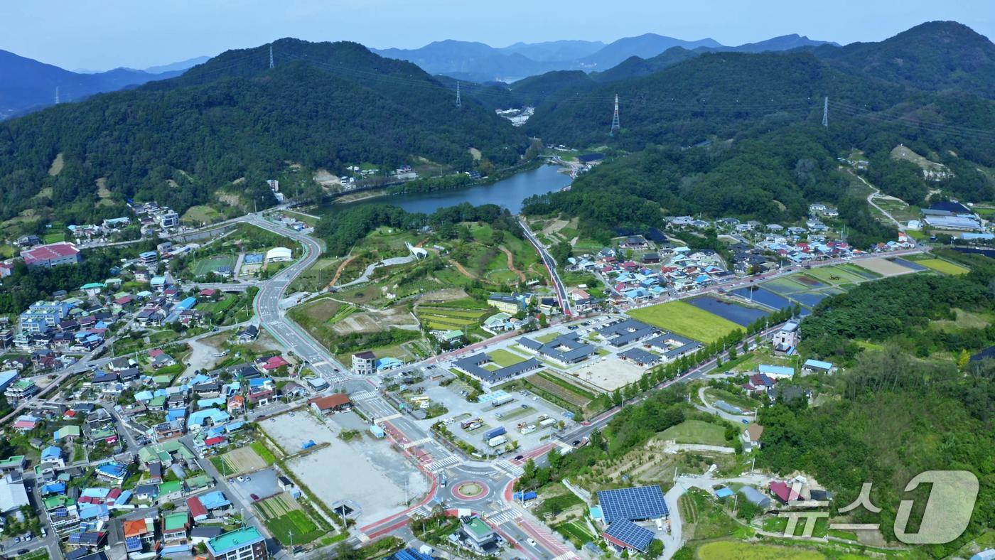 본문 이미지 - 옥천군 구읍 일대 전경 &#40;옥천군 제공, 재판매 및 DB금지&#41; /뉴스1 