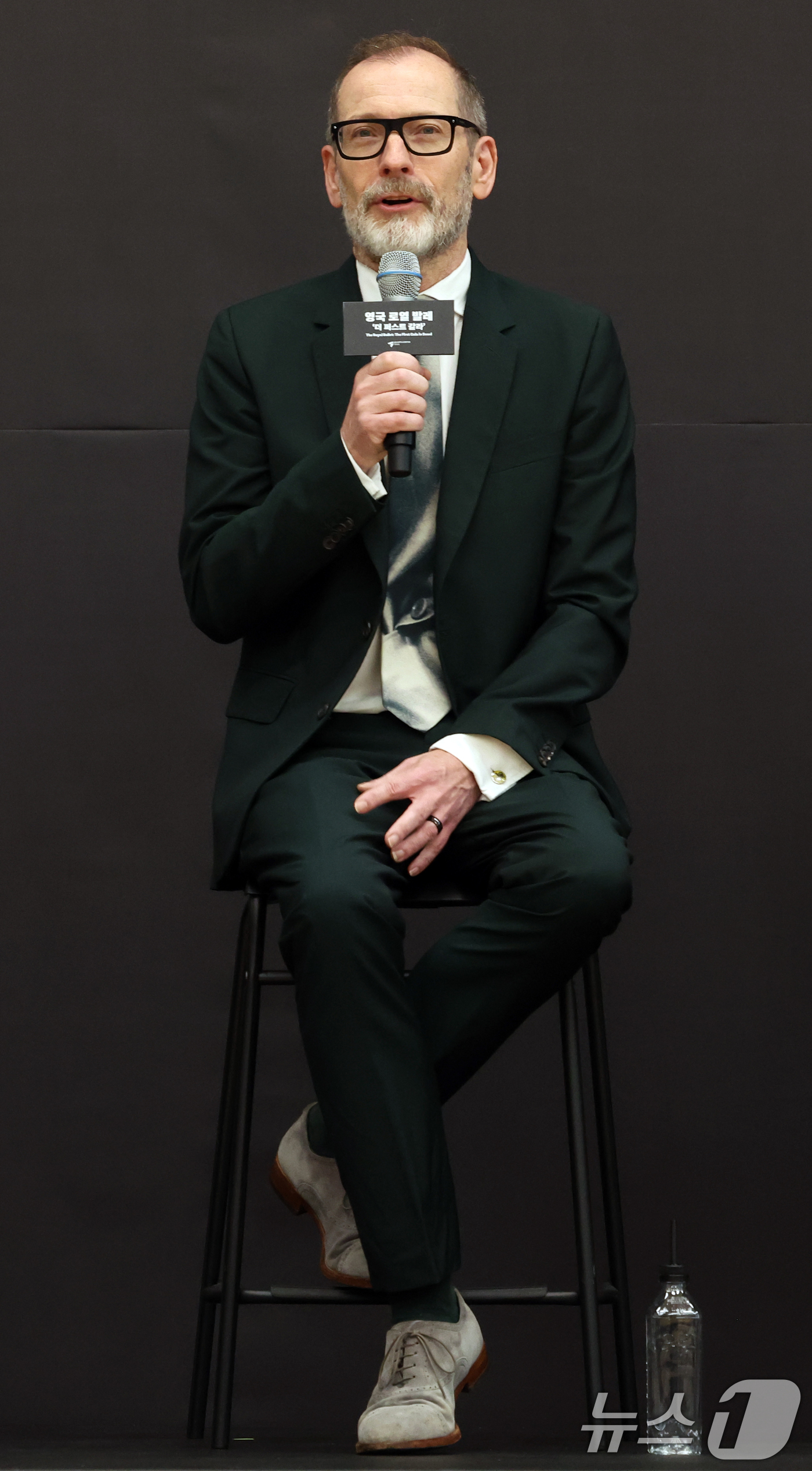 (서울=뉴스1) 김명섭 기자 = 2일 서울 강서구 'LG아트센터 서울'에서 열린 영국 로열 발레 '더 퍼스트 갈라' 기자간담회에서 케빈 오헤어 디렉터가 발언을 하고 있다. 2025 …