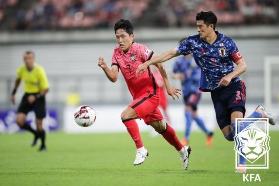 본문 이미지 - 선수들 입장에서는 동기부여가 충분하다. 2022 동아시안컵에서의 활약으로 카타르 월드컵 무대를 밟은 나상호와 같은 케이스가 충분히 나올 수 있다. (대한축구협회 제공)